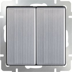 Выключатель двухклавишный (глянцевый никель) W1120002 Werkel 732675